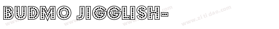 Budmo Jigglish字体转换